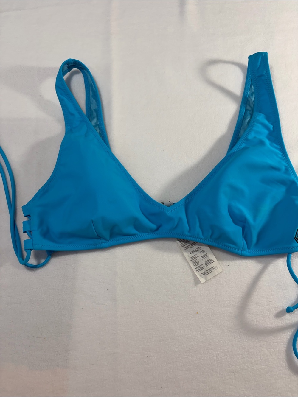 Volcom Women’s Blue Triangle Swim Top